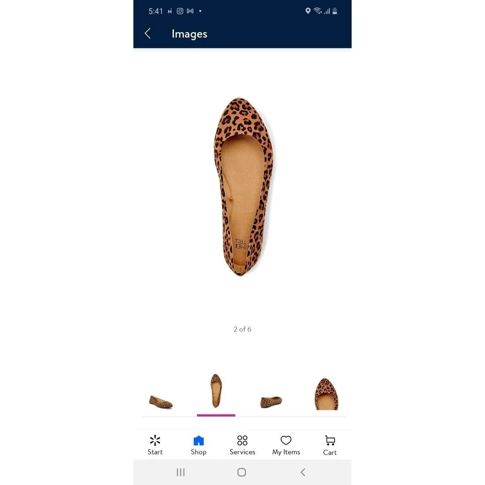* time & tru 9W time & true basic ballet flat